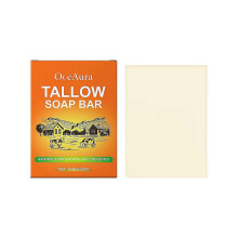 (1PCS) For Beef Tallow Soap Bar All Natural And Organic Grass Fed Tallow Soap Unscented Moisturizes Soothes