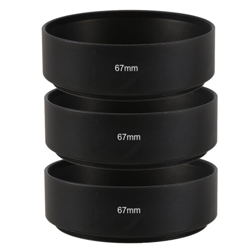 3X Parasol de Metal Estándar de 67 mm para 1