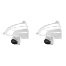 2X Protective Cover Shield Wall Waterproof Rainproof Cover Outdoor Camera Protection Box Security Camera Outer Cover-B
