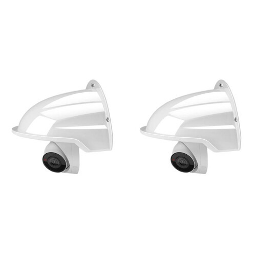 2X Protective Cover Shield Wall Waterproof Rainproof Cover Outdoor Camera Protection Box Security Camera Outer Cover-B