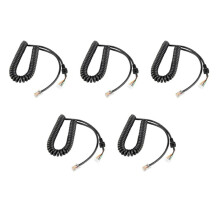 5X Auto Hand Lautsprecher Mikrofon Kabel für  MH-48 MH-48A6J FT-8800R FT-8900R FT-7900R FT-1807 FT-7800R FT-2900R FT-1900