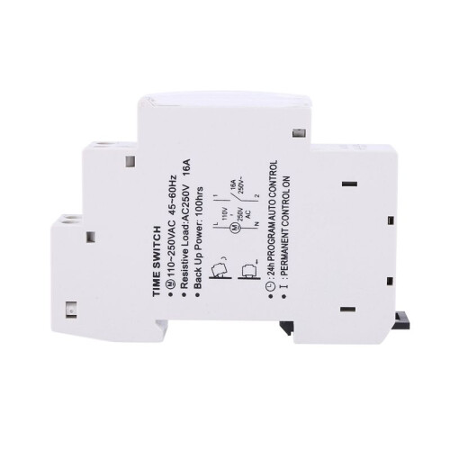 10X SUL180A 15 Minutes Mechanical Timer 24 Hours Programmable Din Rail Timer   Relay Measurement Analysis 2