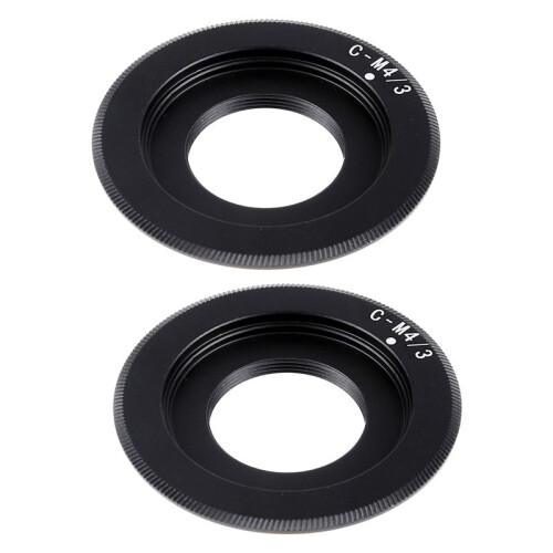 2X C - Mount Lens - Micro-Four Thirds (,for ) Camera Body Support Lens Mount Adapter C - M4 / 3