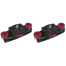 2X Kamera-Taillengürtelclip, Schnellwechselplattenmontage, Anti-Shake-Schnellwechselwerkzeug für SLR Gimbal, Schultergurt, Stativklemme