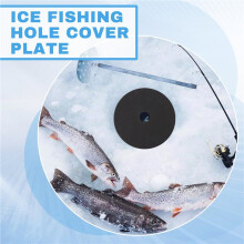 6-Pack Isfiskehålsskydd -12 Tums Isfiskehålsisolator Isfisketillbehör EVA Ice Hole Cover Lock Vinter