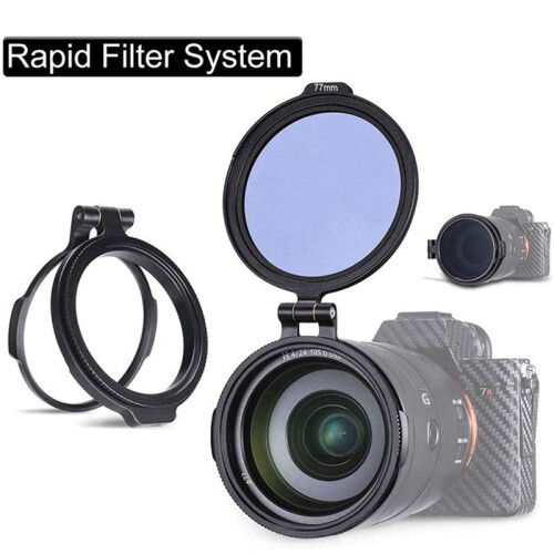 2X ND Quick Release  Bracket Lens Filter for DSLR Camera Photography Lens Bracket 72MM 2