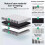 2PCS for FLASHFORGE AD 5M/5M Pro Activated Carbon Air Filter for FDM 3D Printers for Flashforge Adventurer Air Filter 3