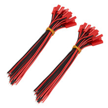 20 Paar 150 mm JST Verbindungsstueck Stecker Kabel Maennlich + Weiblich RC BEC Lipo Batterie