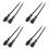 4X 8 Pin M/F Plug Waterproof Connector Cable Black 1