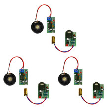 3X DIY Laser Wireless Audio Transmission Kit Elektronische Produktion DIY Elektronisches Unterrichtsexperiment ZubehöR