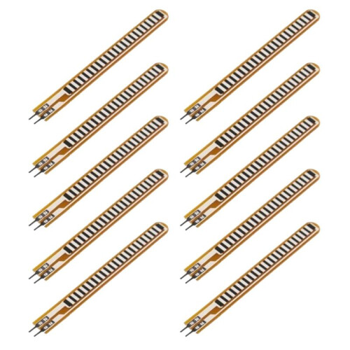 10X Flex Sensor 2,2 Zoll Flex Sensor für Manipulator Elektronisches Handschuhzubehör Flex2,2 Zoll Flex Sensor