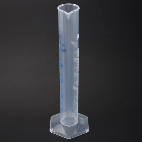 Measuring Cylinder Plastic Graduated Tube Tool for Lab(25Ml) 2