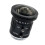 2,5 mm 4K 8MP 2/3 Polegadas F1.6 IR Fisheye  Angular de Visão CS Mount Mono- CCTV Lente Auto Iris 8 Megapixels para Câmera 4K 6