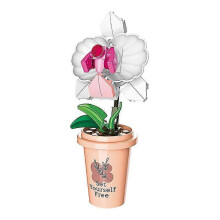 (I) Mother's Day Gift Flower Bouquet Building Kit Plant Series Potted Building Blocks Toy Gift Niuniu