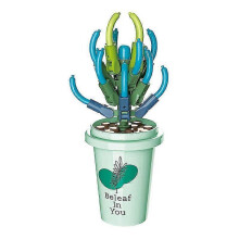(J) Mother's Day Gift Flower Bouquet Building Kit Plant Series Potted Building Blocks Toy Gift Niuniu