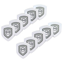 10Pcs NFC RFID Patrol Point Card 13.56MHz FM11RF08 Anti-Metal 70x60mm Luminous  Shield Inspection Tags for Security