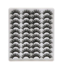 20 Pairs 3D Mink Natural Thick False Eyelashes Eye Lashes Makeup Extension