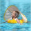 (S) Baby Inflatable Baby Pool Float Ring with Canopy 3