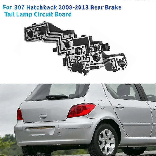 For 307 Hatchback 2008-2013 Rear Brake Tail Lamp Circuit Board Bulb Base Taillight Socket Holder Bas 1