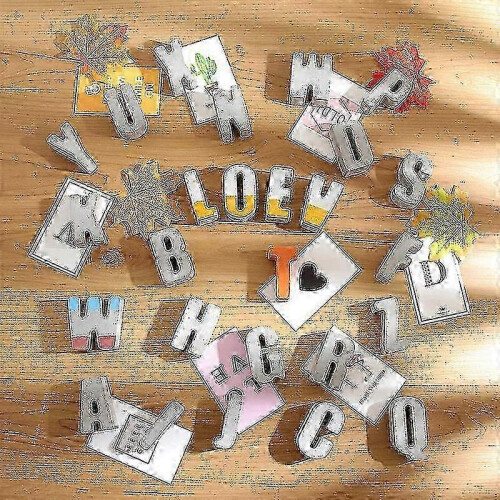Silicone 26 Alphabet Plaster Drip Chocolate Mould Baking Cake Mould 2