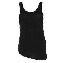 (XL, black) Women Vest Sleeveless Backless Ladies Back Cross Off Shoulder Vest T-shirt Streetwear
