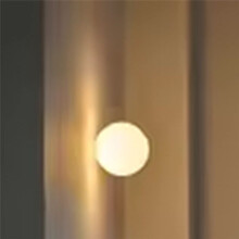 Glass LED WallLamp Concealed Base MilkyWhite Dome Sofa Background Decor Balcony Aisle Porch Bedroom Bedside Light,C