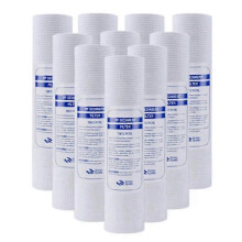 10 PCS Universal Water Filter PP Cotton Filter Sediment Water Filters Polypropylene Material , 1 Mi
