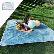 YOBOLK 78x78" Windproof Picnic Cloth - Portable, Watertight Beach Mat, Light & Foldable Camping Mat for Outdoor Use