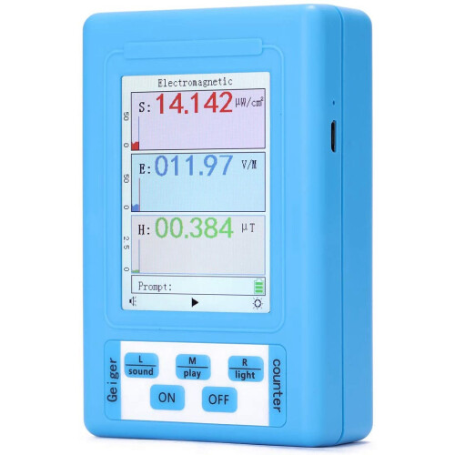 BR-9A Handheld Portable Electromagnetic Radiation Detector High Precision Electromagnetic Radiation Tester 1