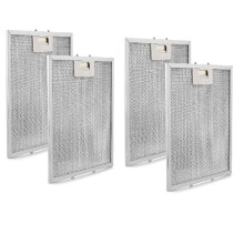 4-PCS W10169961A Range Hood Filter Exhaust Grease Filter Microwave Grease Filter with 5-Layer Aluminum Mesh
