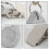 12 Pieces Tablecloth Weights Tablecloth Pendant Teardrop Shape Table Cover Weights Stone Table Weights Hangers 2