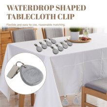 12 PièCes Poids de Nappe Nappe Pendentif Forme de Larme Couverture de Table Poids Pierre Table Poids Cintres