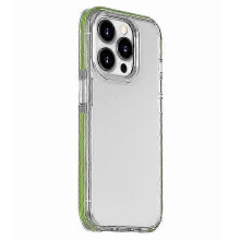 (Green) Compatible For iPhone 16 Pro Case TPU+PC+TPE Anti-Scratch Clear Phone Cover