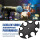 Microphone Holder, Multi Mic Holder for Wired and Wireless Mics, Multiple Microphone Organizer and Display for Mic Stand 1