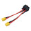 Interruptor Principal de Bateria com Conector XT60 e Fio 14AWG para  de Isca RC 3