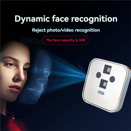 FP006 UART Interface Double Lens Facial Recognition Module with  Vein Function IR Induction  4.5-15V Low Power 1