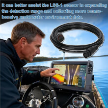 3005.6907 9-Pin Transducer Verlängerungskabel 10ft, für  LSS-1 LSS-2 StructureScan, 000-00099-006 Marine Wasserdicht