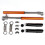 (Orange) Front shock absorber, cylinder diameter 25mm, suitable for small Apollo 49CC mini motorcycles, for riding modification 5