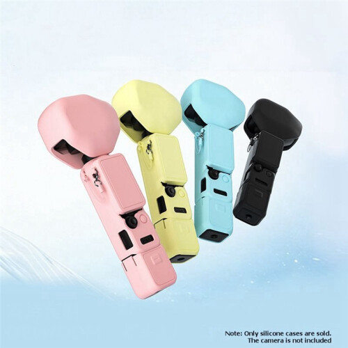Silicone Protective Case Set for  Pocket 4P Scratch-Resistant Shock-Resistant Protective Case for  Accessories C