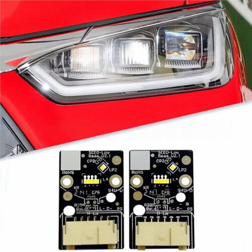 2PCS Low  LED Light Source Board for  Yuan E2 E3 2019-2021 Special Chip for Light Not Brightening DRL Chip Board 2