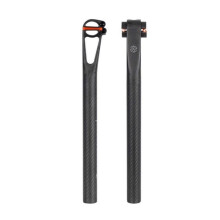 TOSEEK Ultralätt Kolfiber Sadelstolpe 27.2x350mm Cykelsadelstolpe för MTB/Väg Sadelrör Cykeldel Offset 5MM