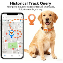 Pet GPS Tracker Global 4G LTE Anti Lost Device Real- Location Tracking SOS Alert for IOS Android