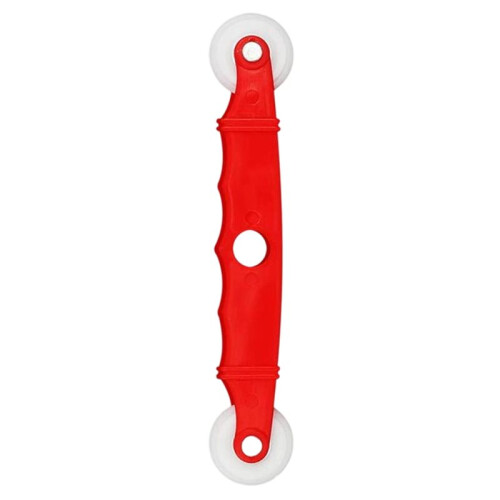 5pcs Double  Screen Spline Roller, Wooden Handle Metal Screen Rolling Tool for Window Repair Set 2