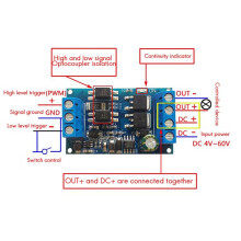 4X 4V -60V High-Power Mos Fet Trigger Drive Module Board Pwm Verstelbare Controller Dual-Mos Module