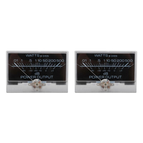 2X 12-16V VU Meter Analog Panel Audios Level Meter  Backlights No Need Driver