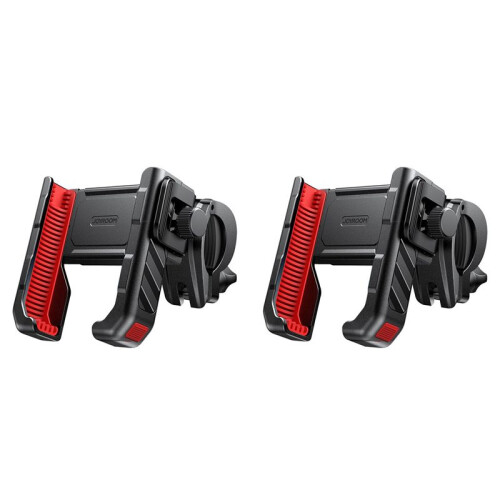 2X Joyroom Suporte de Telefone para Bicicleta Universal One-Hand Operation Suporte para Telefone de Motocicleta para Celular de 4,7-7 Polegadas À