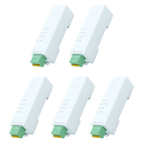 5X RS485 to Ethernet Converter Tiny Size Serial Server USR-DR134 Support TCP/UDP/HTTP/DHCP/DNSP Modbus TCP/RTU