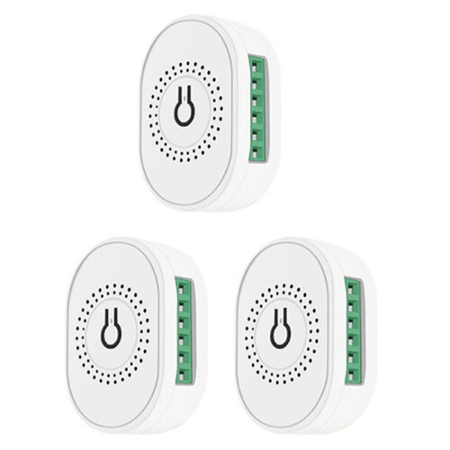 3X Tuya  WiFi Fan Ceiling Fan  Module Dual-Mode Reset Voice  Controller for Alexa  Home White