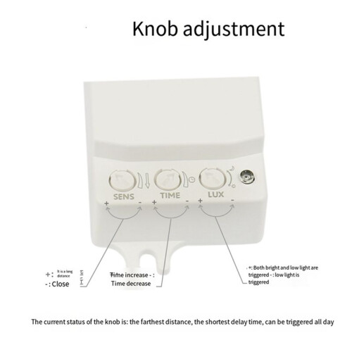 4X 5.8GHz  Microwave  Motion Sensor  AC85-265V Intelligent Human Body Sensor  Motion Light 2