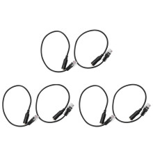 6 Stuks 3,5 mm Stereo Audio-Headset Naar voor -Aansluiting Vrouwelijk Naar Mannelijk RJ9-Stekkeradapter Converterkabelsnoer